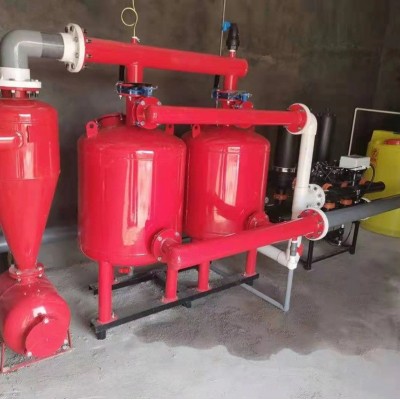 直供农业大棚农田滴灌泥沙过滤器 旋流除砂器一体机离心过滤器图4