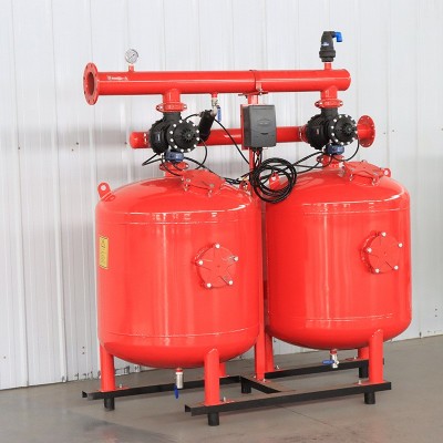 反冲洗砂石过滤器水肥一体化泵房过滤系统叠片反冲 洗过滤器图3