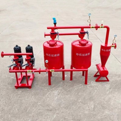 农田灌溉离心砂石过滤器 砂石网式过滤器 农业灌溉多功能一体机图3