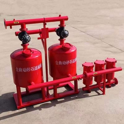农田灌溉离心砂石过滤器 砂石网式过滤器 农业灌溉多功能一体机图2