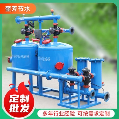 农业家庭园艺灌溉全自动反冲洗砂石过滤器农用滴灌系列砂石过滤器图5