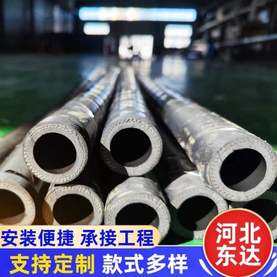 耐油夹布胶管黑色蒸汽胶管夹线耐高温输水软管耐热柔性橡胶管图4
