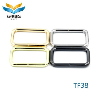 工厂直供 箱包铁线方扣圈扣1寸2铁扣1寸正方形线扣6分肩带扣 TF38图3