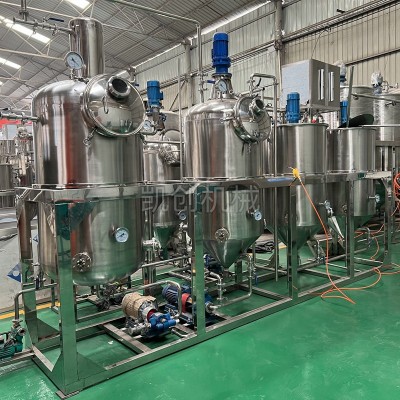 油厂连续式食用油精炼罐毛油脱磷脱酸脱渣设备商用粮油自动精滤机图3