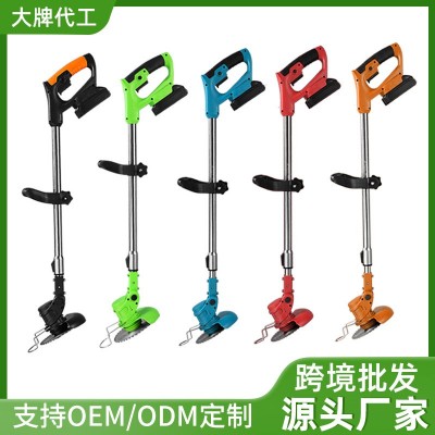 亚马逊大功率锂电割草机手持式多功能除草机家用园林修剪机批发图4
