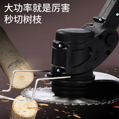 充电式割草机锂电割草机家用小型除草机手持电动打草机园林修剪机图4