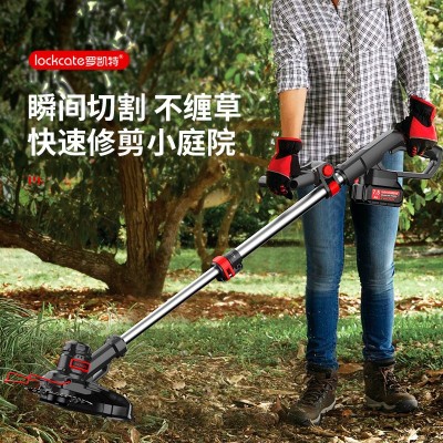 电动割草机锂电除草机多功能小型家用手持锂电打草机充电 锄草神器图3