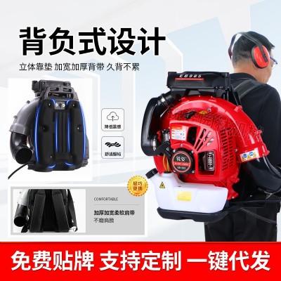 背负式风力灭火机大功率汽油吹风机鼓风机工地除尘森防大棚吹雪机图2