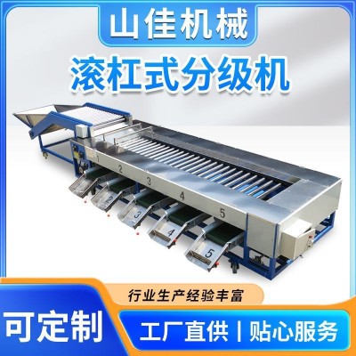杏子大小分级机山楂滚杠分选板栗分果机小番茄分选设备柠檬分挑图5