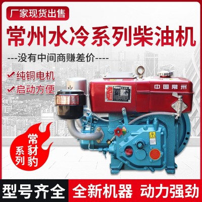 常州单杠柴油机船用农用水冷发动机12 15 18 20 22 25手摇电启动图3