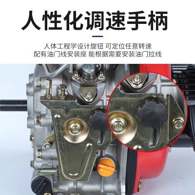 常州风冷单缸柴油机抽水泵开沟机耕机头5 6 9 10 12 16马力发动机图2