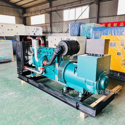 现货潍柴300KW开架四保护 全自动柴油发电机300千瓦常 用发电机组图3