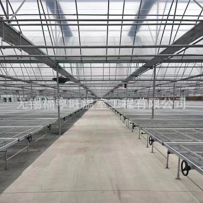 外遮阳连栋连体大棚 农业种植蔬菜瓜果花卉温室大棚 简易连栋大棚图2