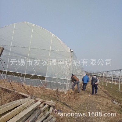 厂家直销连栋温室大棚温室薄膜大棚骨架农业养殖大棚骨架鸡棚图2