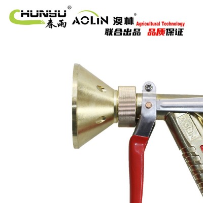 新款土豪金澳林喷枪农用高压打药水枪电动喷雾器园林果树雾化手枪图4