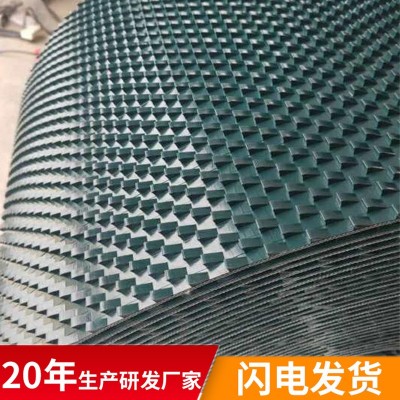 安耐倒三角锯齿花纹输送带齿形三角pvc传输带大理石传 送带厂家图2