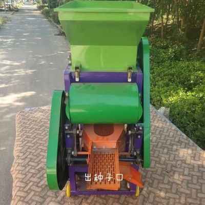 小型电动花生剥壳机工厂批发大型移动式长果种子脱壳机图4