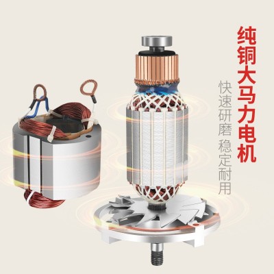 500g打粉碎机超细研磨家用小型五谷杂粮干磨破碎打碎磨粉机商用图2