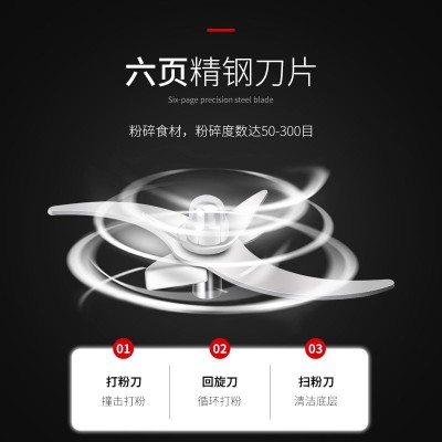 2500克中药粉碎机家用五谷杂粮磨粉机三七打粉机商用超细研磨机图3