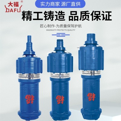 中国大福小老鼠多级单相潜水泵农田灌溉抽水泵大流量高扬程清水泵图3