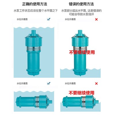QD多级潜水泵高扬程油浸泵高压小老鼠家用1寸农田灌溉220V抽水机图4