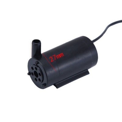 厂家供应DC5.5迷抽水机迷你潜水泵5V12V车用尿素导流抽水机黑色图5