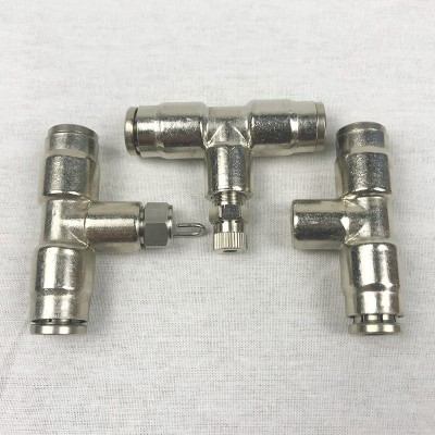 1/8高压雾化快插直接接头 加湿纺织配件 喷嘴喷座 高压管快接头图3