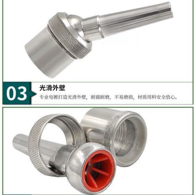 全铜圆型带阀直射小喷头可调直流直射喷头水景景观喷泉不锈钢喷头图5