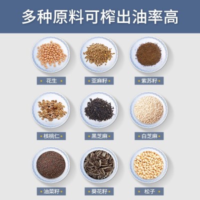 可定制小型榨油机 不锈钢榨汁取汁压榨机 冷热双榨花生榨油机图4