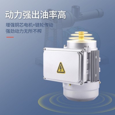 可定制小型榨油机 不锈钢榨汁取汁压榨机 冷热双榨花生榨油机图3