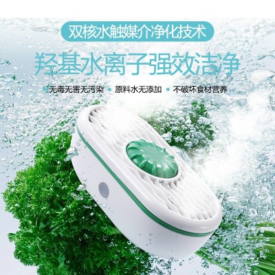果蔬清洗净化机水果蔬菜鱼虾肉类去农残多功能消毒超声果蔬清洗机图3
