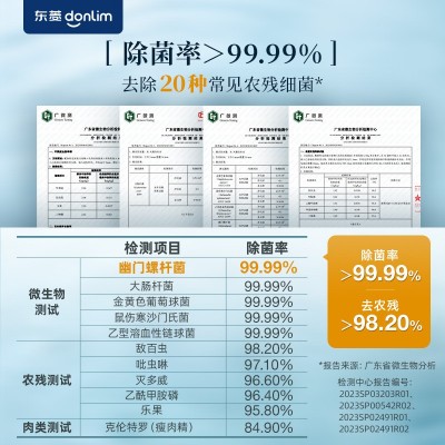Donim/东菱升级转转果蔬净化器食材清洗机除菌除农残自动洗菜机图3