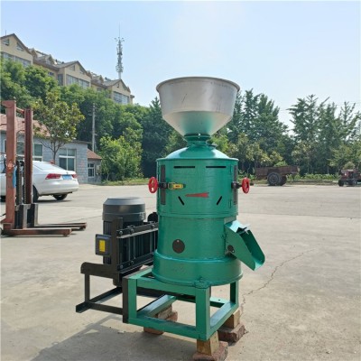 铸铁碾米机 立式砂辊好操作小米脱皮碾米机家用款式图2