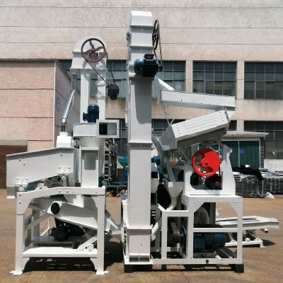 大米碾白机水稻谷子加工设备成套碾米机 rice mill 出口组合米机图3