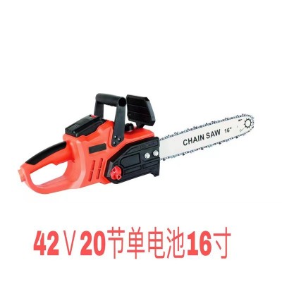 锂电锯厂家批发家用电链锯手持式自动泵油电动锯子锂电池电锯图4