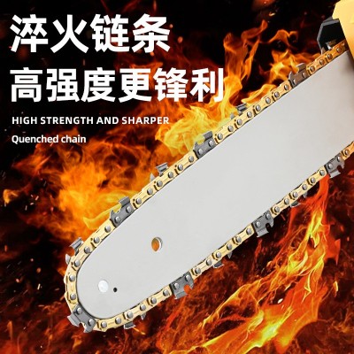 跨境家用无刷锂电电链锯大功率伐木锯多功能手持充电式电锯图5