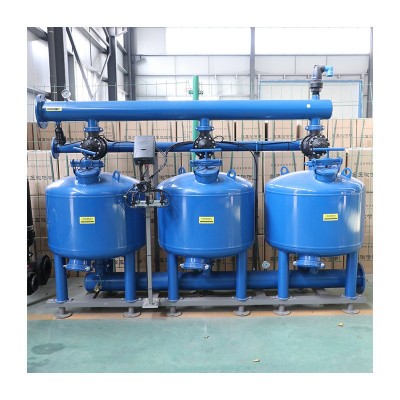 砂石过滤器反冲洗叠片过滤器 水肥一体离心过滤设备钢制过滤器图5