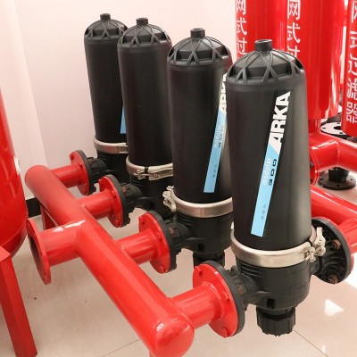 砂石过滤器 农田全自动反冲洗砂石过滤器灌溉钢制砂石过滤设备图4
