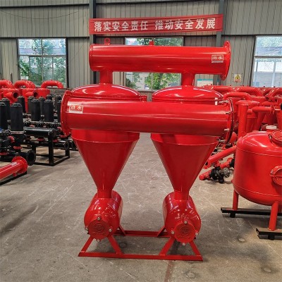 定制离心式过滤器农用滴灌喷灌过滤器 3寸 4寸 旋流泥沙过滤器图3