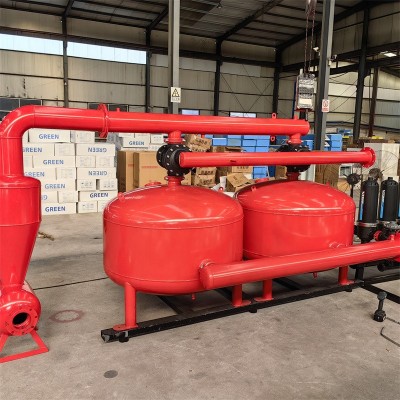 厂家定制 新疆内蒙双腔砂石过滤器 农田前置大流量沙石叠片过滤器图4
