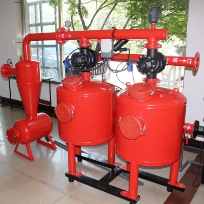 农业灌溉水处理全自动反冲洗砂石过滤器大棚园林灌溉砂石过滤设备图4