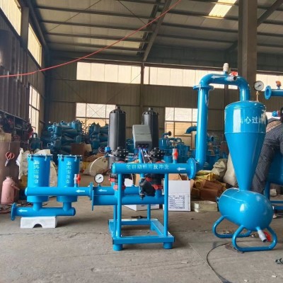 4寸全自动反冲洗过滤器大棚农业灌溉滴灌设备2寸砂石叠片过滤器图5
