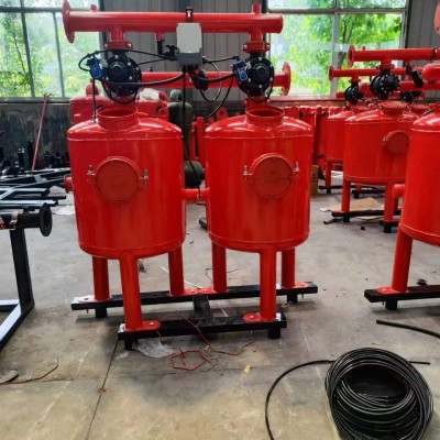 4寸全自动反冲洗过滤器大棚农业灌溉滴灌设备2寸砂石叠片过滤器图3