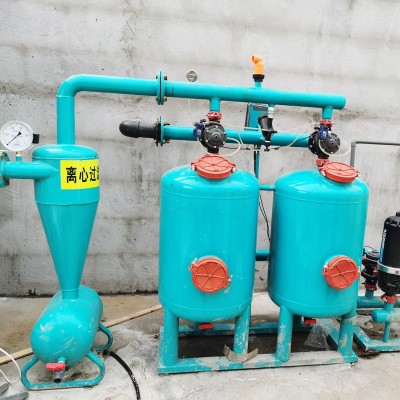 全自动反冲洗砂石过滤器 农业灌溉水肥一体化砂石过滤器图2