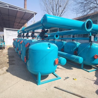 现货供应手动自动砂石过滤器 农业大棚用反冲洗砂石过滤器图2