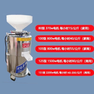 批发磨浆机少量家用免过滤磨浆机昌狮牌80型全自动渣浆分离磨浆机图3