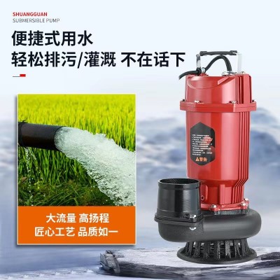 双冠QDX小型潜水泵 抽水泵 高扬程农用井水大流量灌溉泵 厂家直供图2