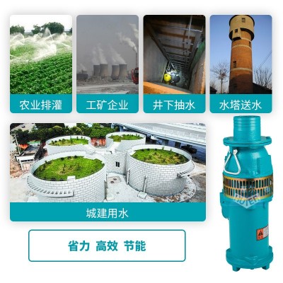农用抽水泵高扬程大流量水泵清水潜水泵浇地浇菜灌溉神器油浸泵图2