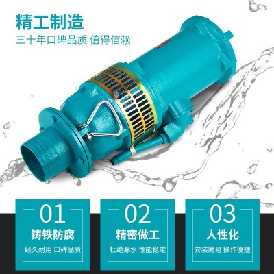 农用抽水泵高扬程大流量水泵清水潜水泵浇地浇菜灌溉神器油浸泵图5