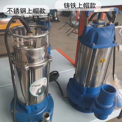 WQ轻型排污泵 不锈钢泵体家用农用养殖场便携式污水泵 废水抽水泵图2